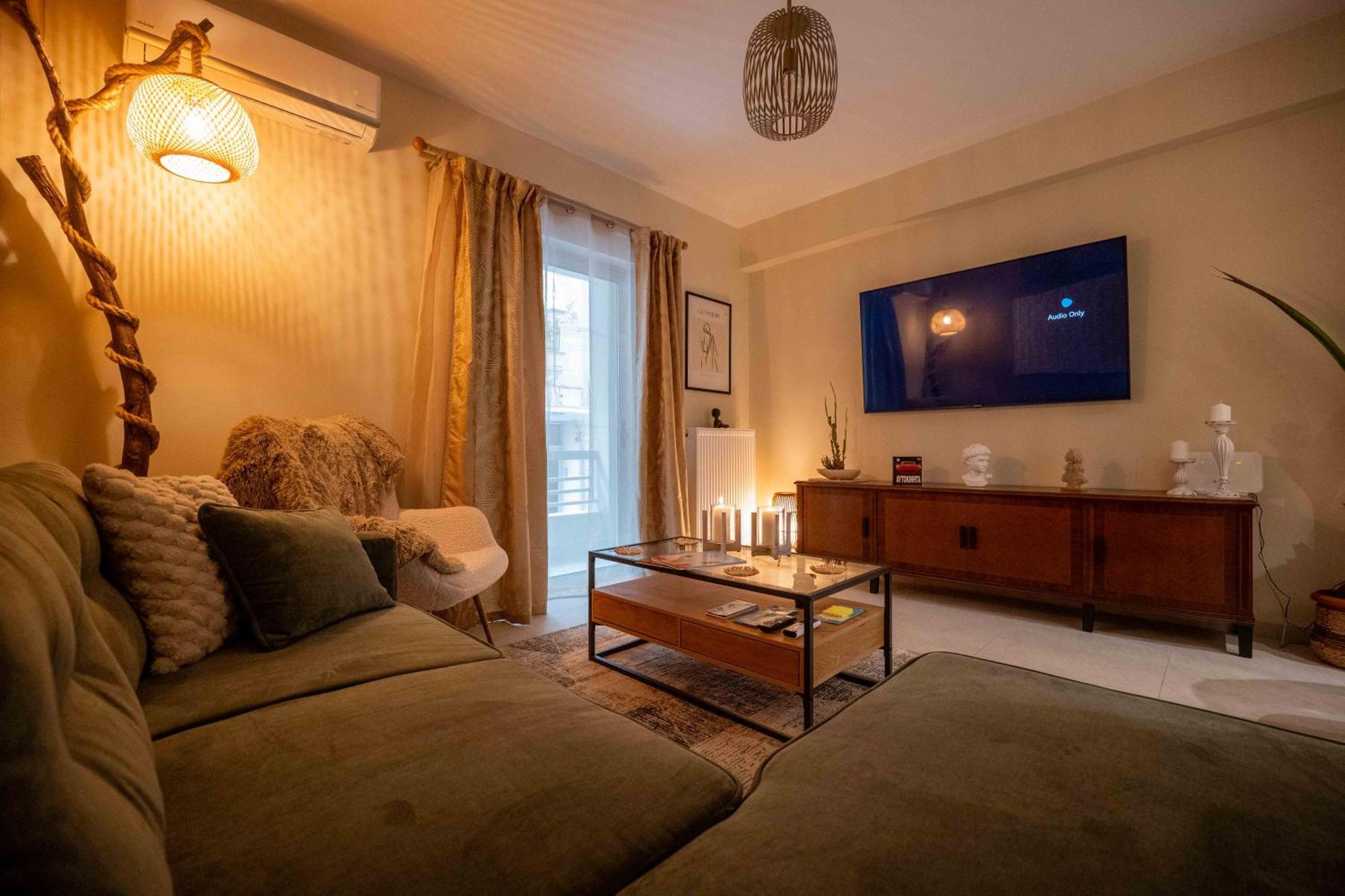 Apartamento Cozy Atenas Exterior foto
