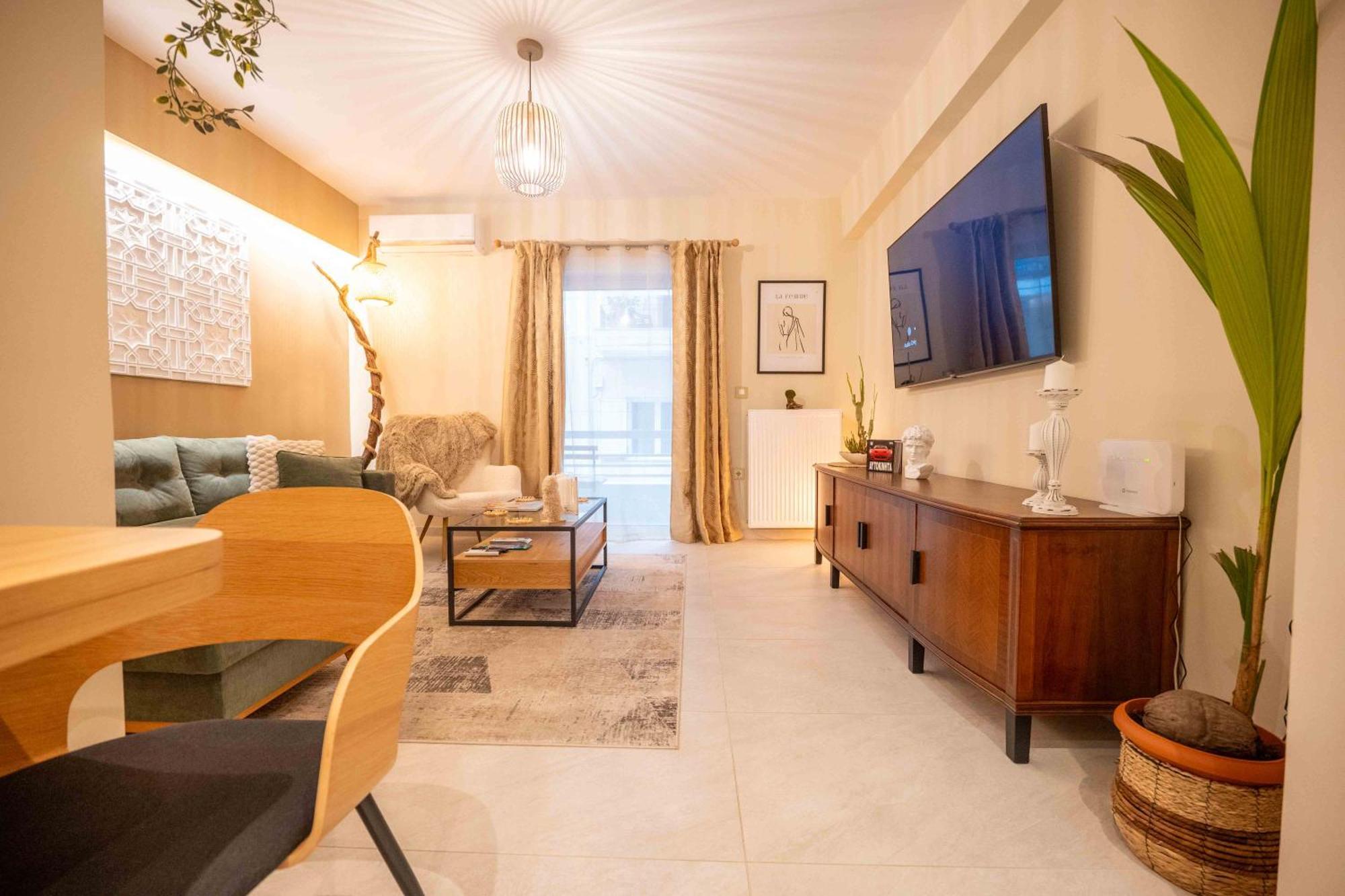 Apartamento Cozy Atenas Exterior foto